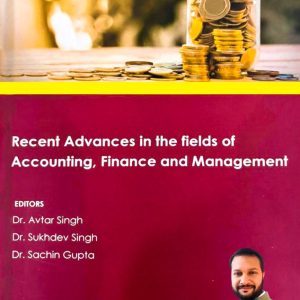 Recent Advances in Accounting, Finance and Management